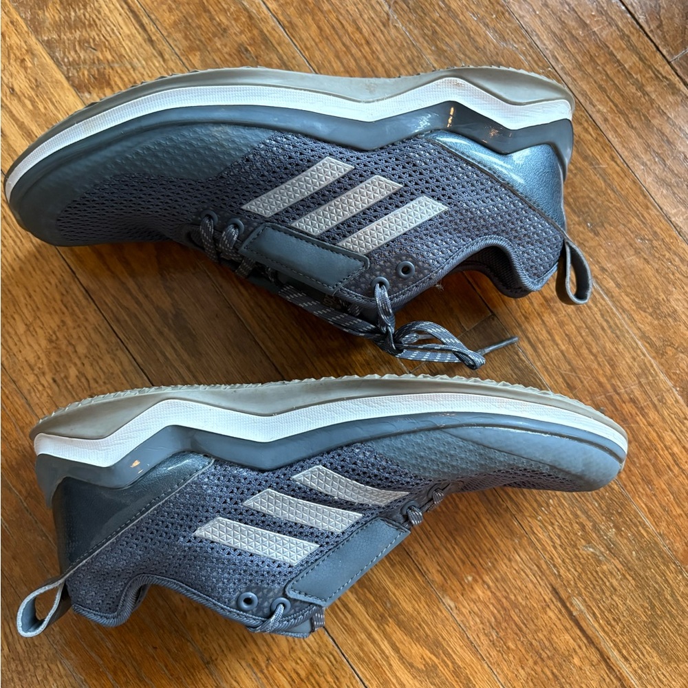 Adidas Men's Navy and Gray Sneakers
